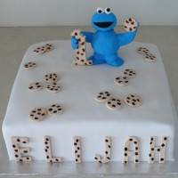 Sesame Street - Cookie Monster Cake